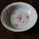 Hollow dish Bastia Digoin Sarreguemines Vichy 12 facets