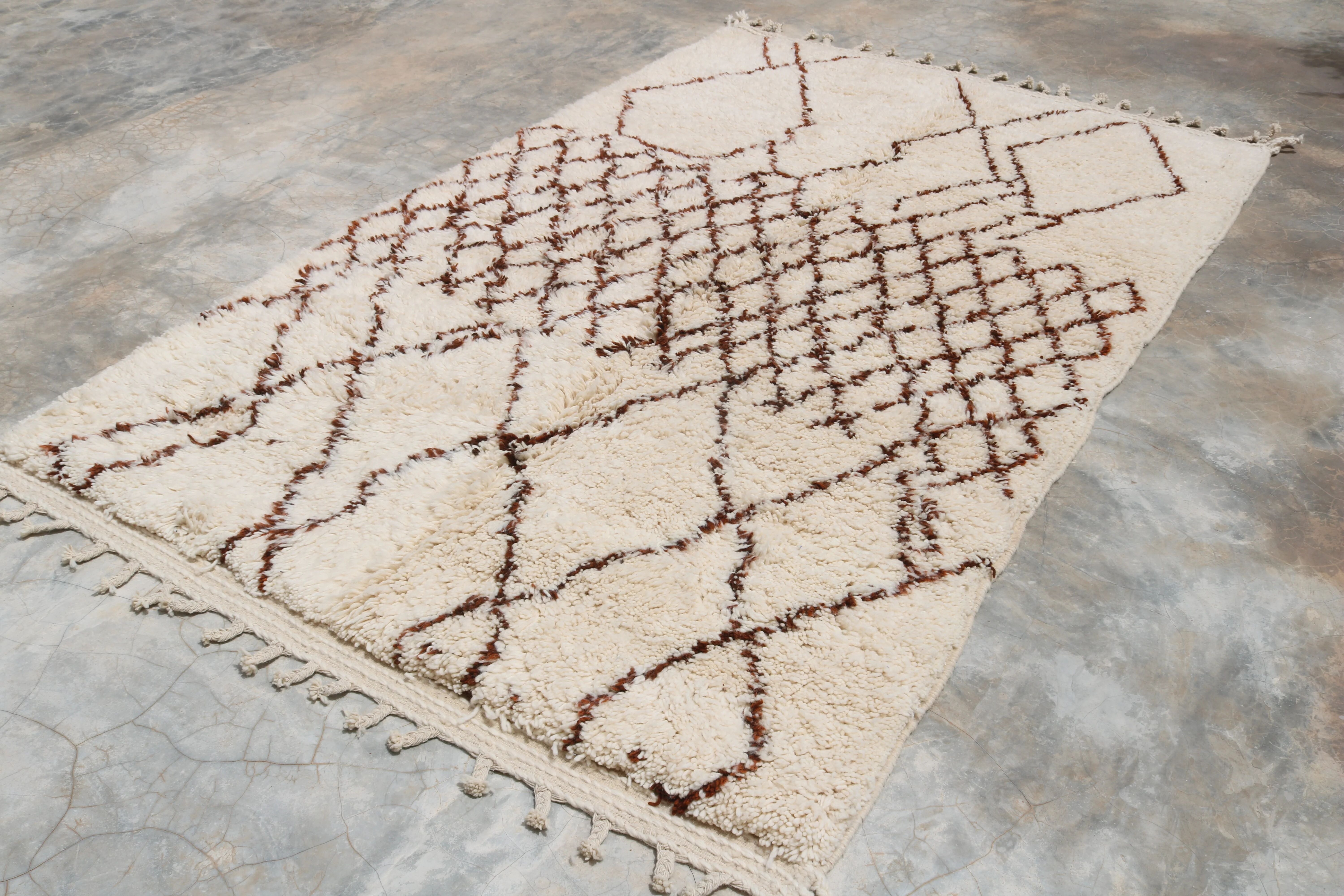 Tapis Beni Ouarain, 255 x 160 cm - AZ850