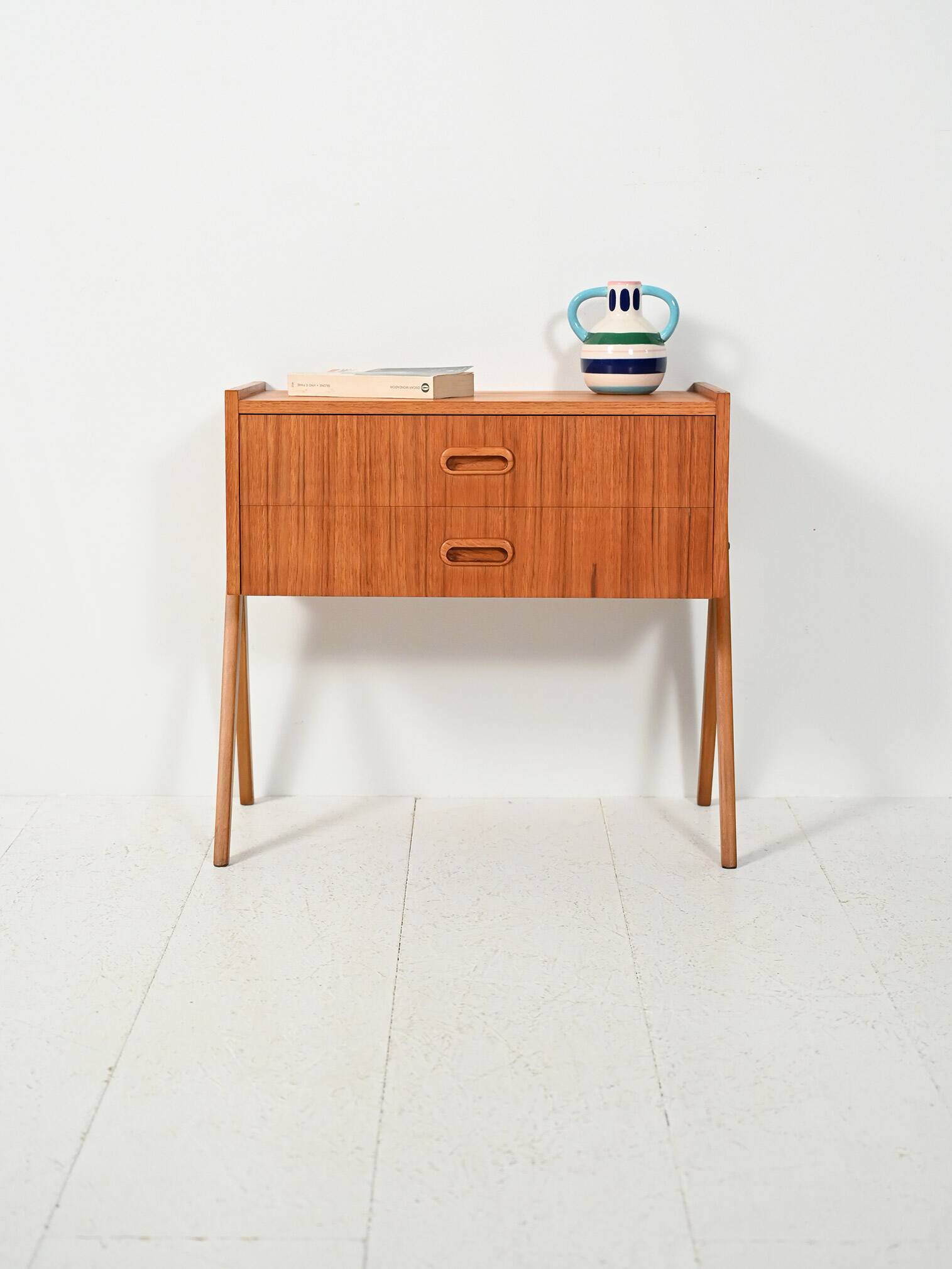 Scandinavian teak bedside table from the 1960s