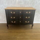 Commode arbalète vintage relooké