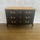 Commode arbalète vintage relooké
