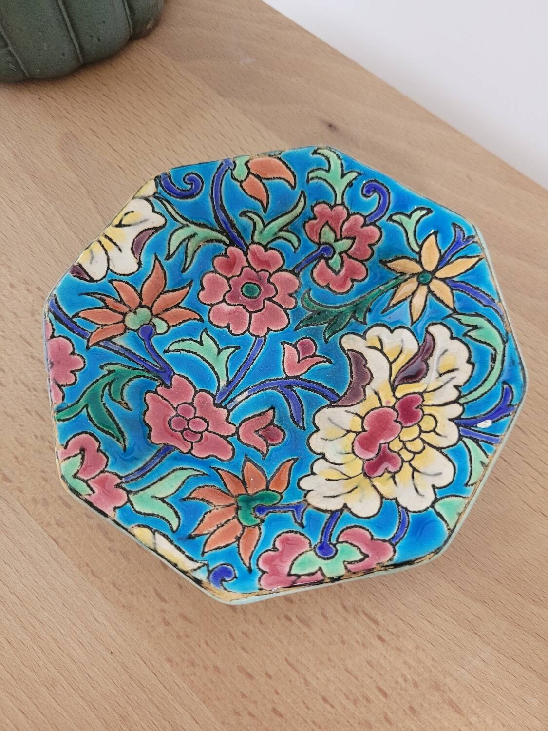 Small Longwy Enamels dish