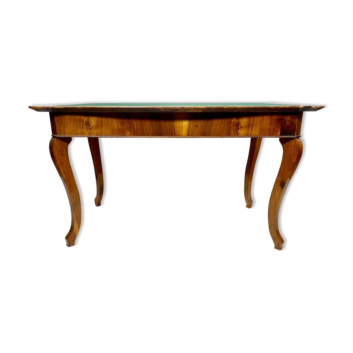 Large flat desk Biedermeier in cherry veneer, Circa 1815 Austria