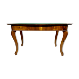 Large flat desk Biedermeier in cherry veneer, Circa 1815 Austria