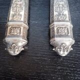 Service à decouper Argent poinçon Minerve Louis XVI