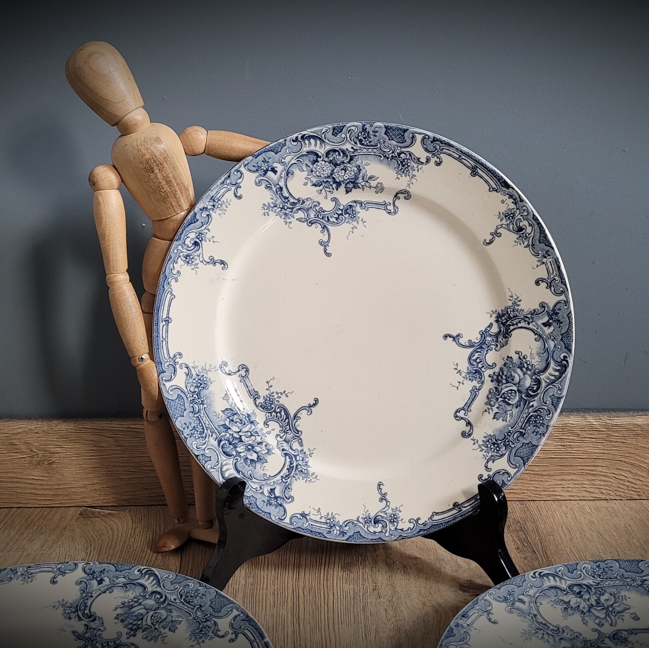 Set 4 Plates Dolphin