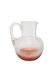 Art Nouveau cranberry glass jug, United Kingdom, 1900s