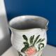Large vintage ceramic vase by Thiry Albert | Floral decoration in r
