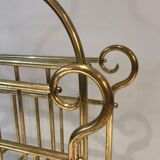 Brass magazine rack
