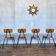 Series of 6 vintage chairs