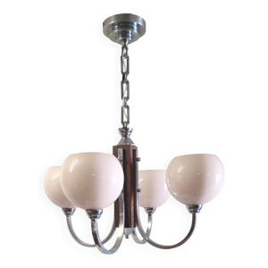 lustre 4 feux Art-Déco