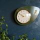 Horloge formica vintage "vedette vert doré"