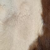 Vintage cow skin carpet, 140 cm x146 cm