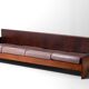 Wide minimalist loft sofa, Italy 1970s