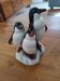 Spanish porcelain penguin family
