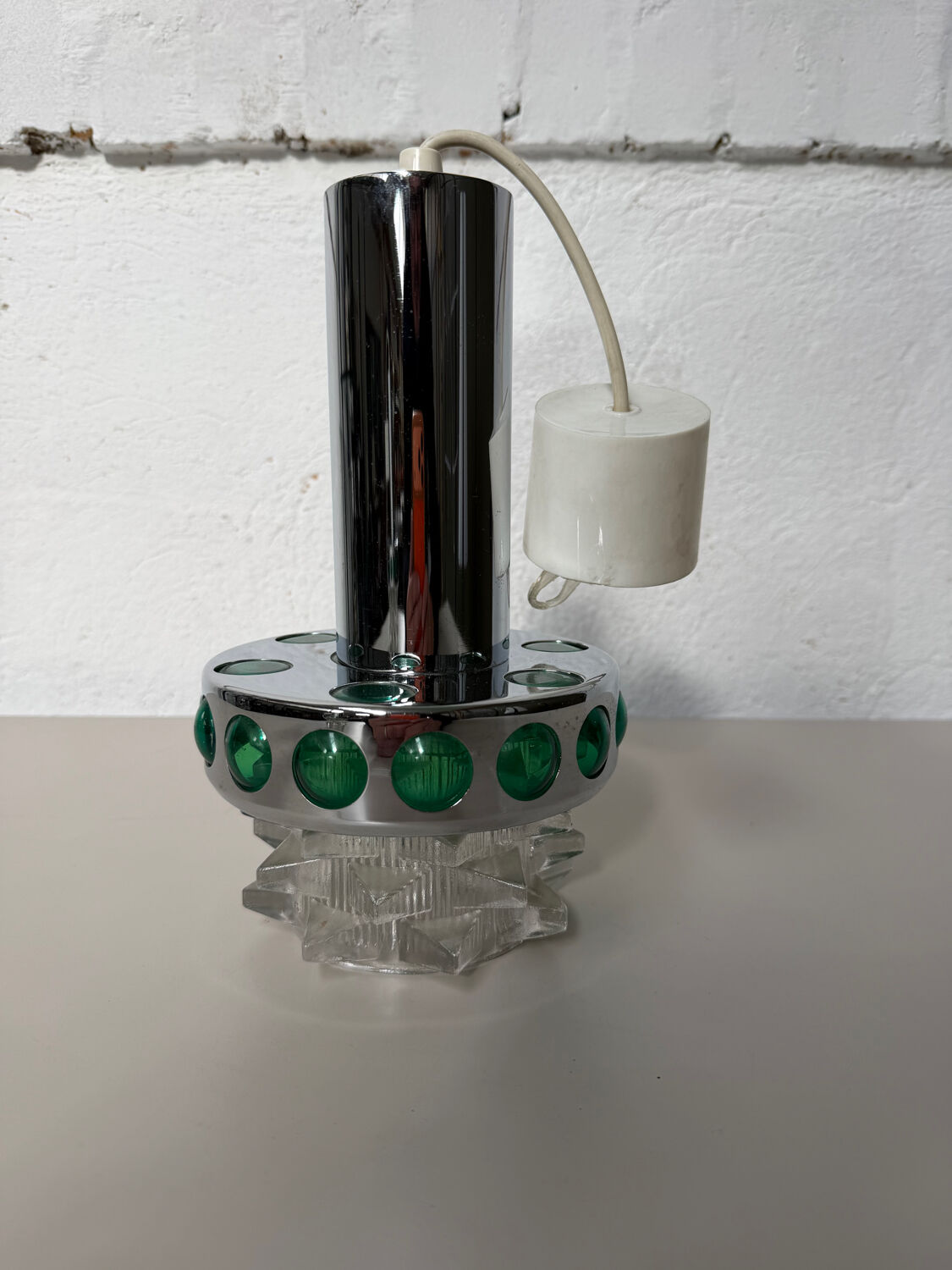 Metal and glass suspension Raak