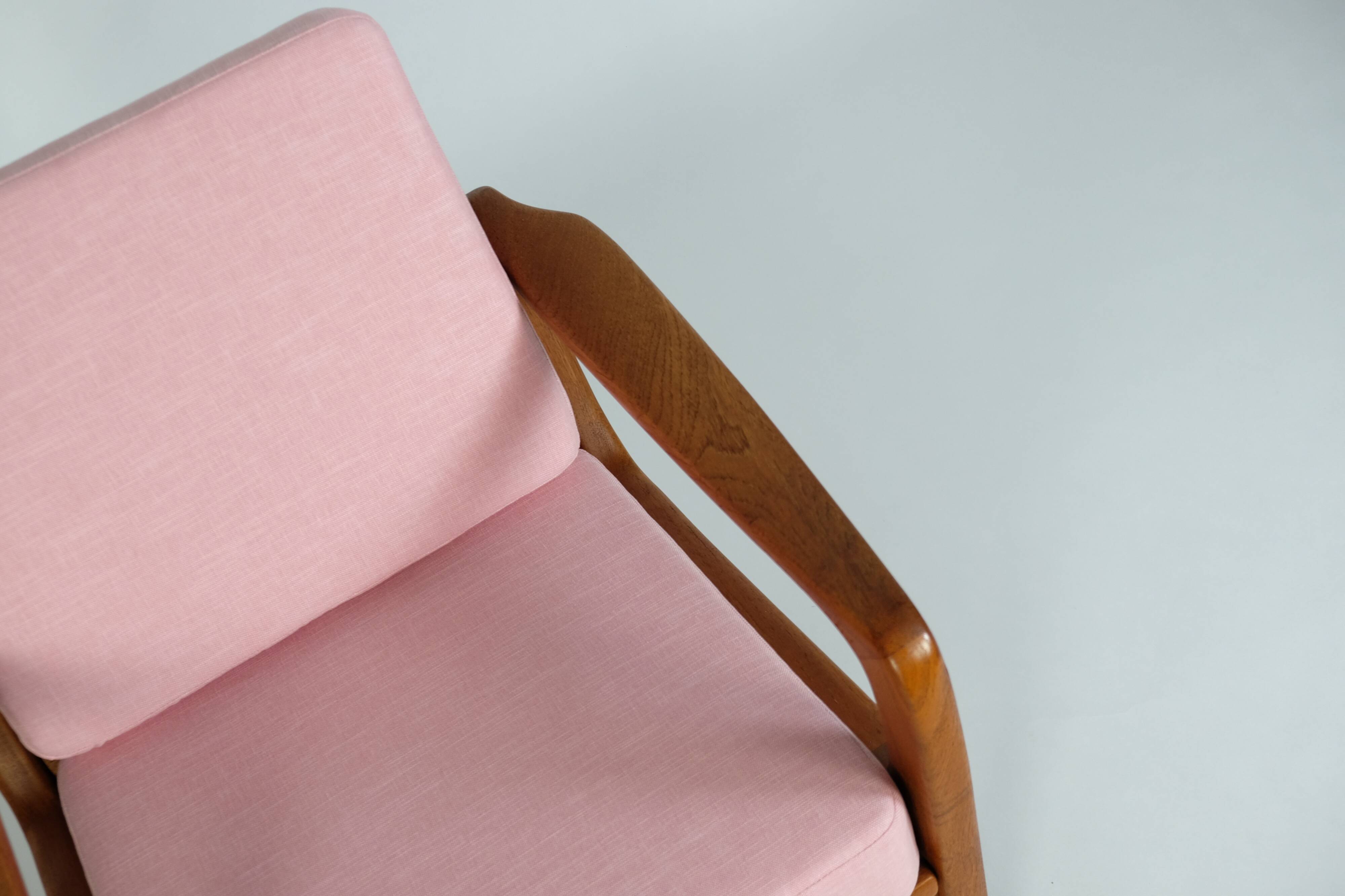 Danish Vintage Teak Easy Chair Armchair by Juul Kristensen - 1970s