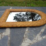 Rattan mirror 52 x 40 cm