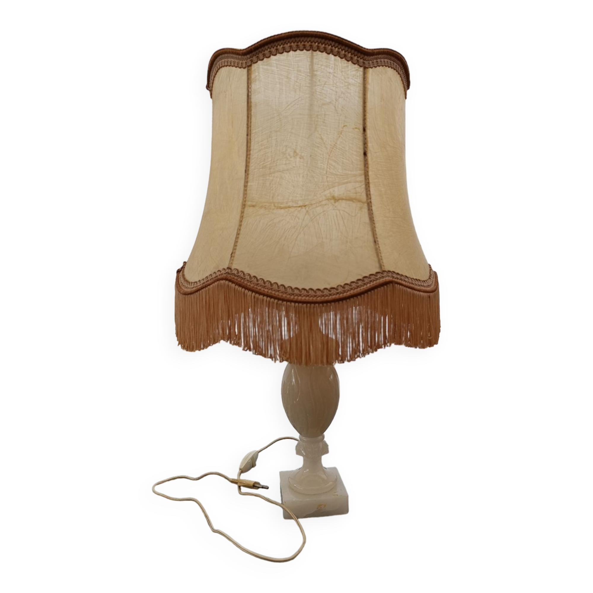 Old alabaster lamp