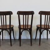 Series of 3 bistro chairs