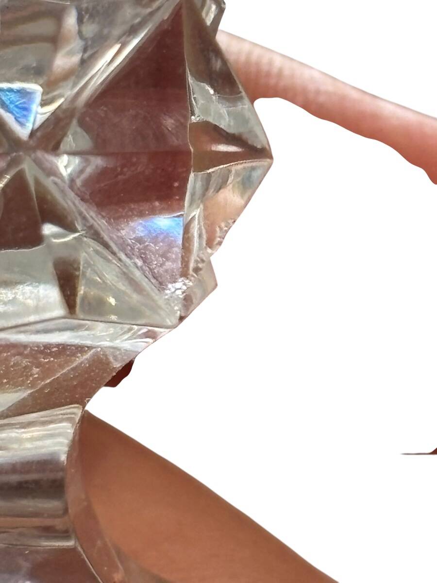 Ensemble de deux grands verres Saint Louis "Excellence", 24,9 cm de hauteur.
