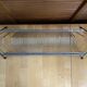 Vintage 1970s Chrome Metal Vinyl Record Holder with 100 Slots