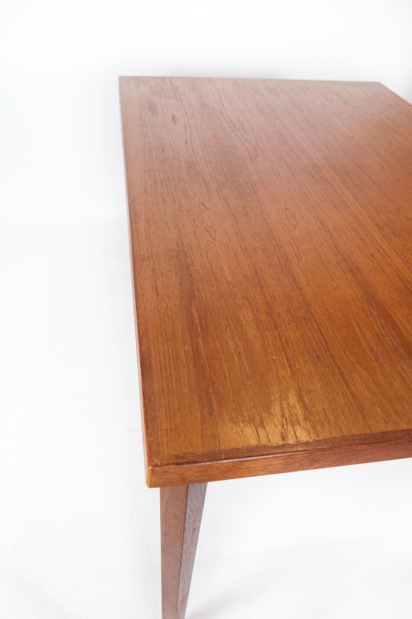Table à manger en teck avec rallonges, de design danois, années 1960