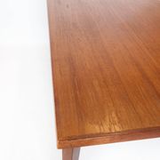 Table à manger en teck avec rallonges, de design danois, années 1960