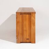 R08 elm sideboard, pierre chapo, 1960s