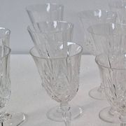 Ensemble de 20 verres en cristal taillé à la main (1985)