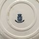 Round ironstone dish "Fougères" Gien late 19th century
