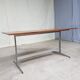 Aluminium dining table Arne Jacobsen for Fritz Hansen