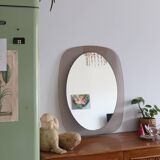 Two-tone glass mirror from the 70s
