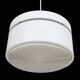 Big Danish Space Age pendant lamp / 1970s / Mid-century modern design / White