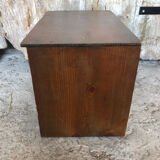 Vintage wood document holder locker#a118