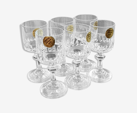 Lot de verres en cristal