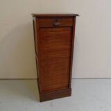 Antique filing cabinet with roller shutter