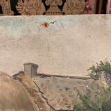 Oil painting on panel