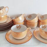 Set of 10 porcelain cups P.A.L.T. Czecho-Slovakia