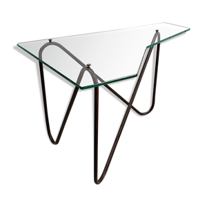 Table basse en verre de Robert