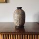 Louis Auguste Dage, Art Deco unique ceramic vase, France 1930