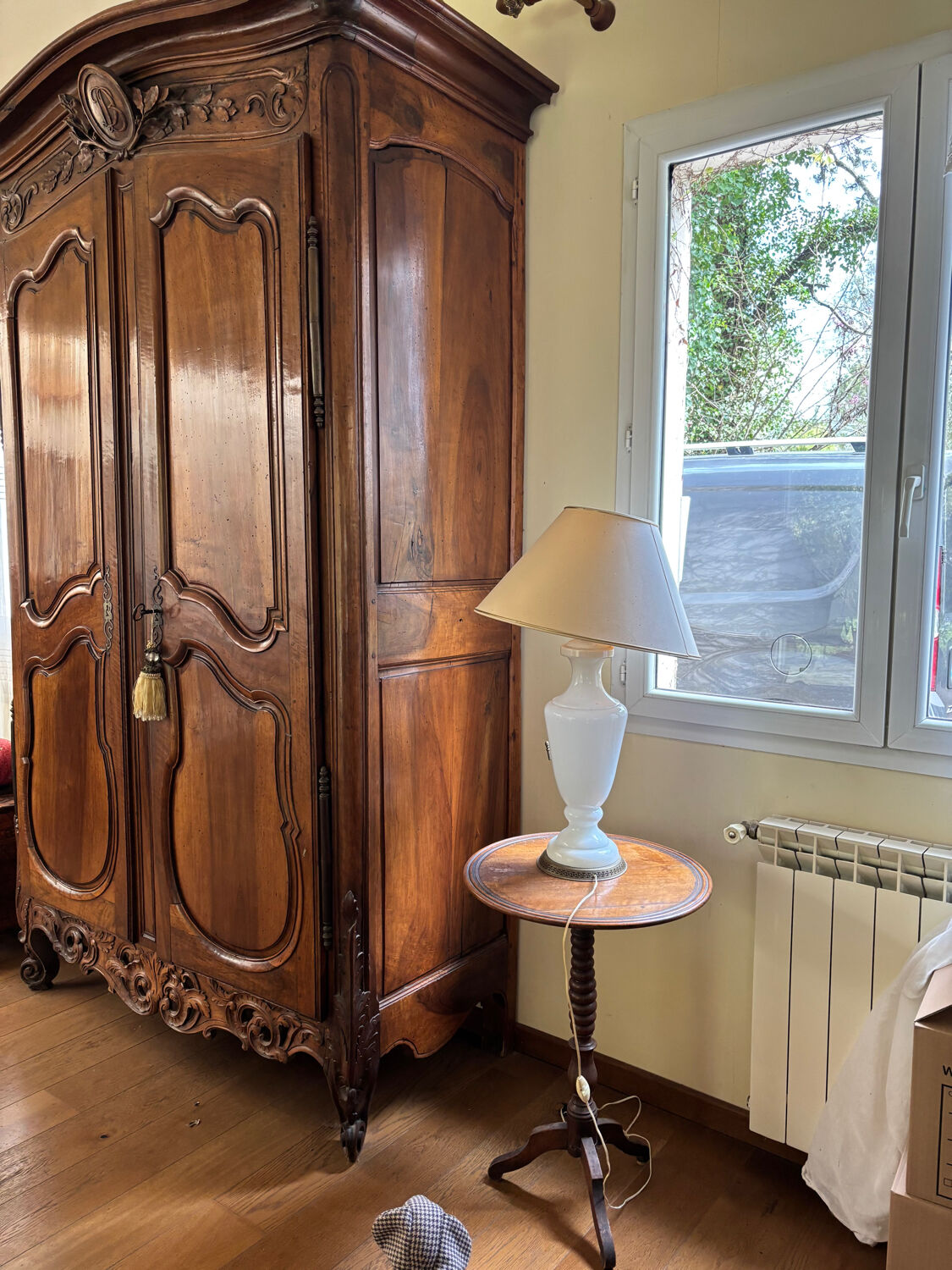 18th-century Provençal walnut wardrobe