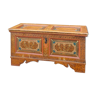 18th Century Tyrol Painted Wooden Wedding Box