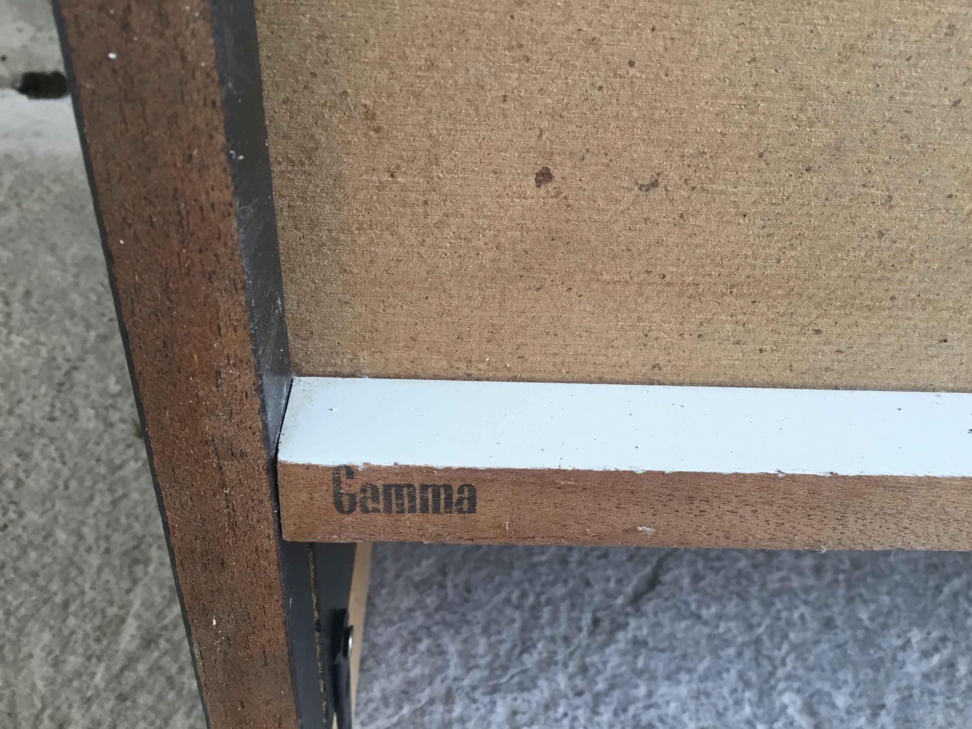 Gamma chest of drawers 3 drawers - space age 1980