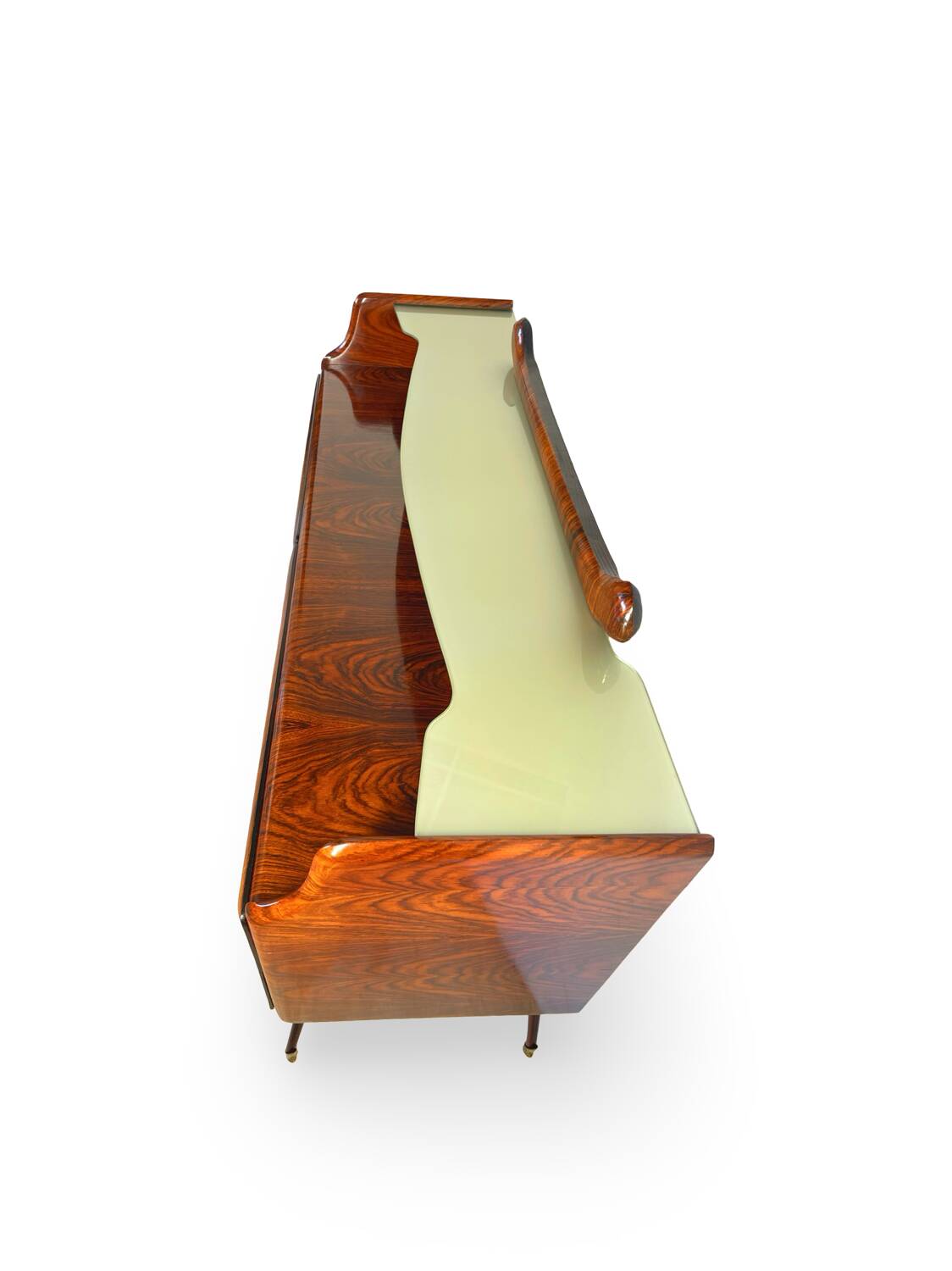 midcentury rosewood chest of drawers.