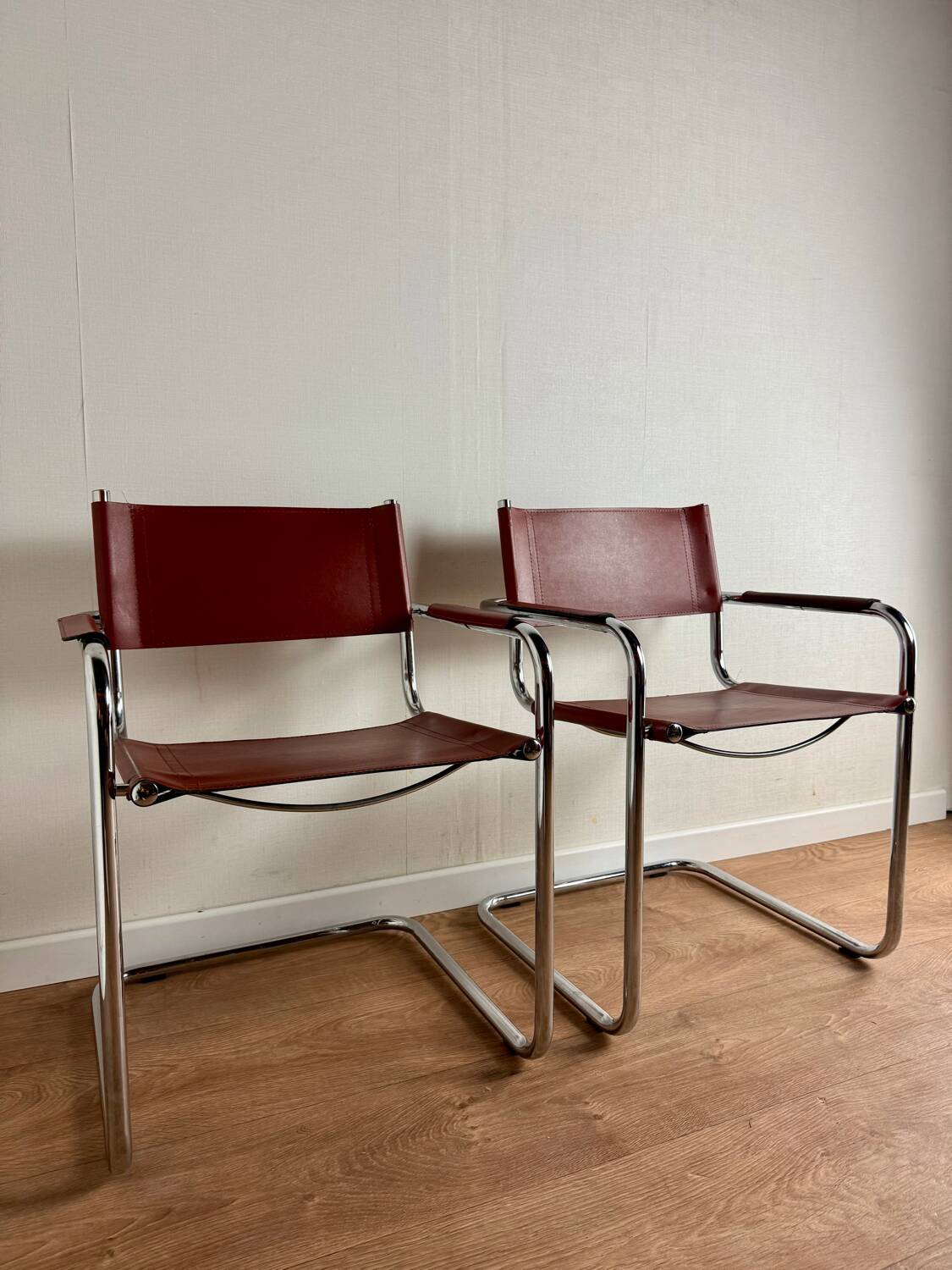 S34 armchairs in Mart Stam style