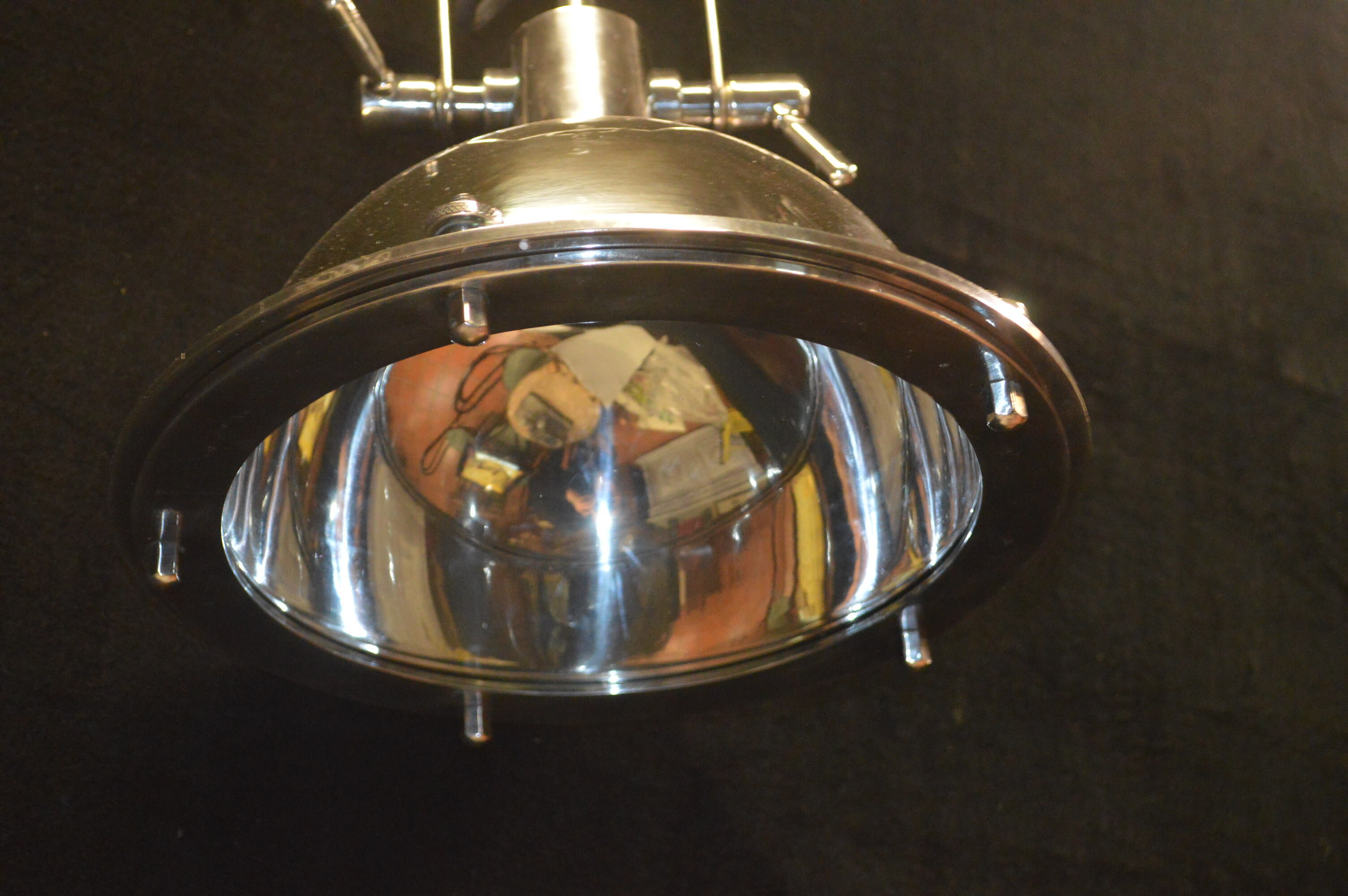 Industrial suspension chrome brass