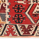Multicolor Kilim Rug, 169x370Cm Vintage Kilim Rug, Living Room Rug,
