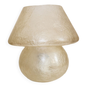 Vintage fiberglass mushroom lamp