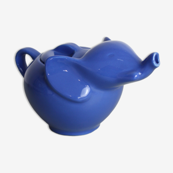 Lipton Blue Elephant Ceramic Teapot
